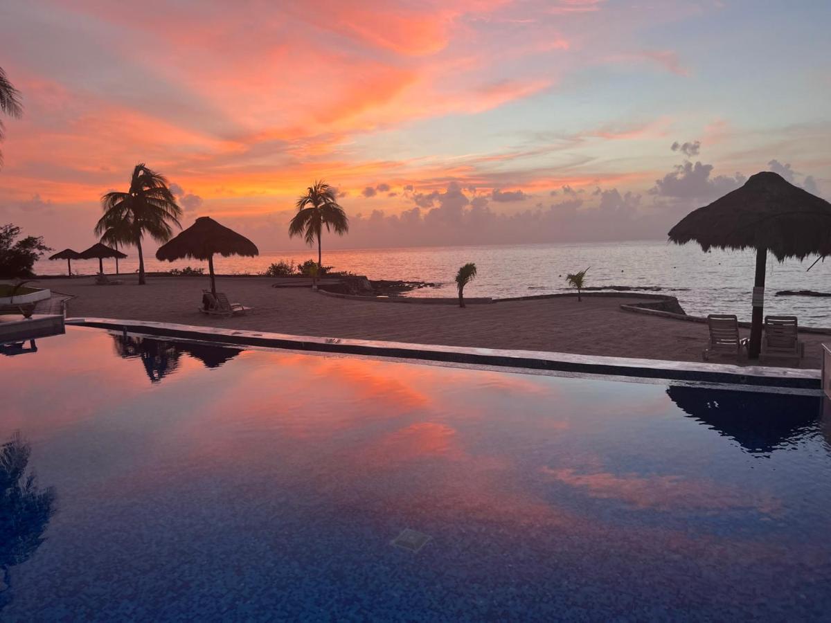 The Queen Of Cozumel Beach House -Luxury Beachfront Villa- Million Dollars View Exterior foto